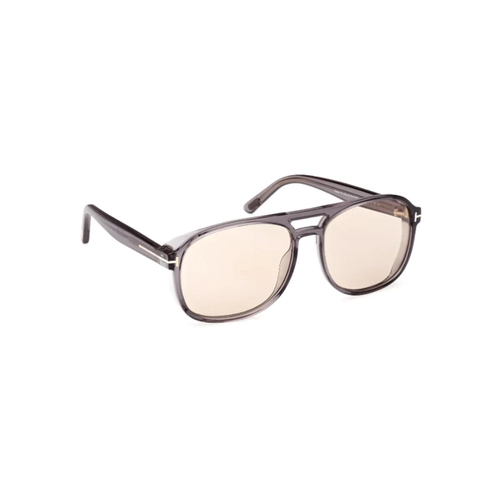 Óculos de Sol Tom Ford FT1022_5820E Acetato Cinza com lentes na cor Marrom Fotocromático