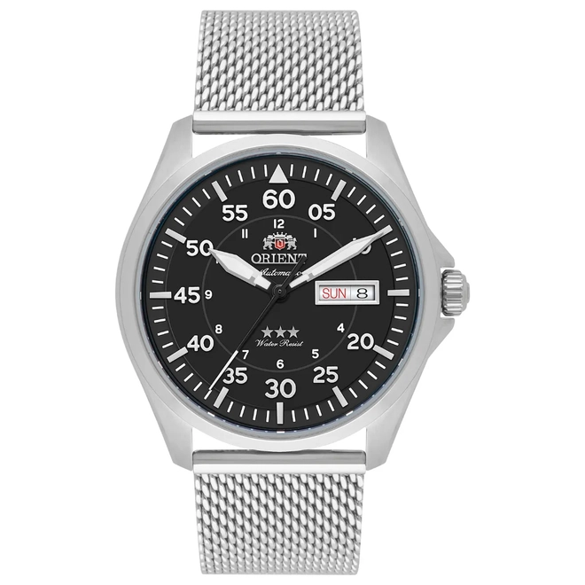 Relógio Orient Automático 3 Estrelas Sport Air - YN6SS009 P2SX Preto 1