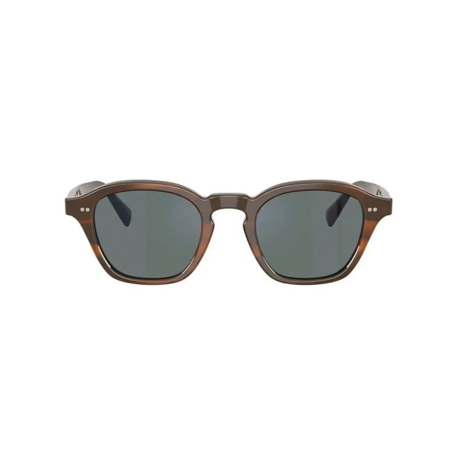 Óculos de Sol Oliver Peoples 0OV5580SU 1753W548 Acetato Marrom Mesclado com lentes na cor Azul Espelhado 2