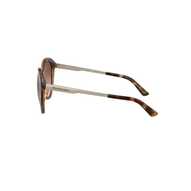 Óculos de Sol Armani Exchange 0AX4134S 82131355 Acetato Marrom Mesclado com lentes na cor Marrom Degradê 3