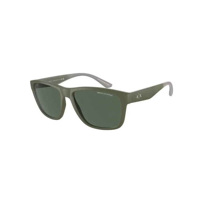 Óculos de Sol Armani Exchange 0AX4135S 83017159 Acetato Verde com lentes na cor Verde 1
