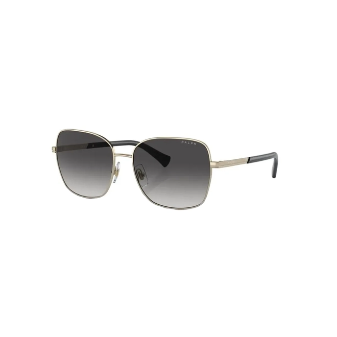 Óculos de Sol Ralph 0RA4141 91168G58 Metal Dourado Claro com lentes na cor Cinza Degradê 1