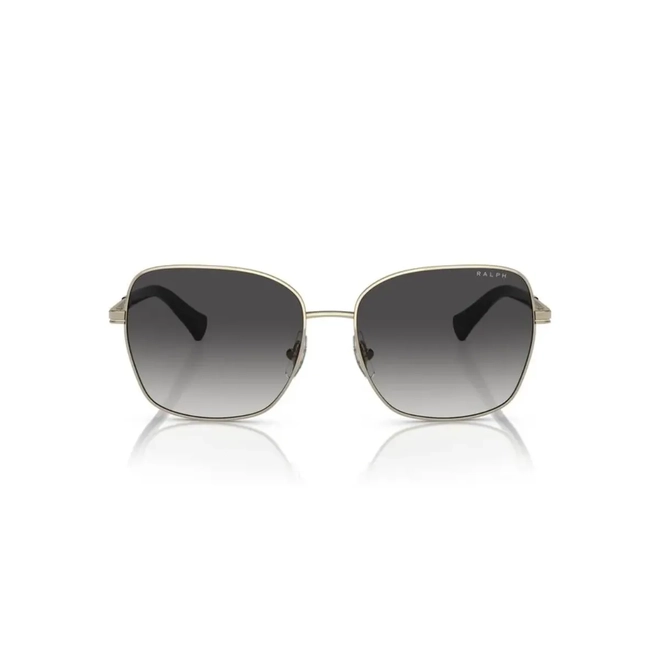 Óculos de Sol Ralph 0RA4141 91168G58 Metal Dourado Claro com lentes na cor Cinza Degradê 2