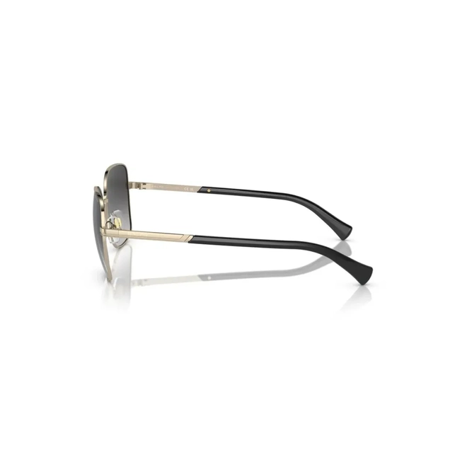 Óculos de Sol Ralph 0RA4141 91168G58 Metal Dourado Claro com lentes na cor Cinza Degradê 3