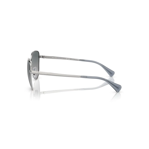Óculos de Sol Ralph 0RA4144 90018S58 Metal Prata com lentes na cor Azul Degradê Polarizado