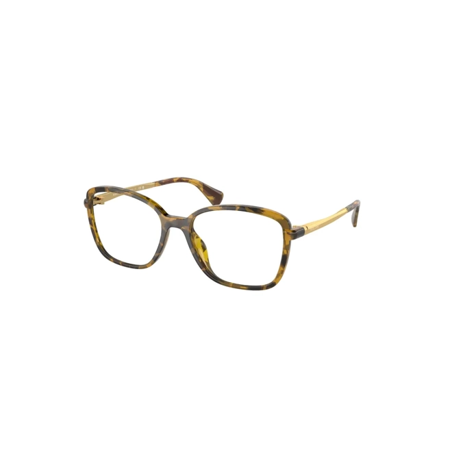 Óculos de Grau Ralph 0RA7156U 5836 52 Acetato Amarelo Mesclado 1