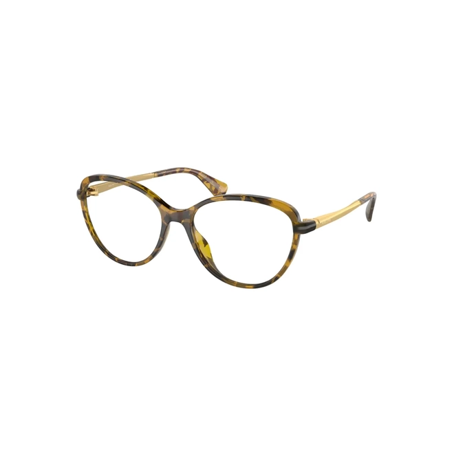 Óculos de Grau Ralph 0RA7157U 5836 53 Acetato Amarelo Mesclado 1