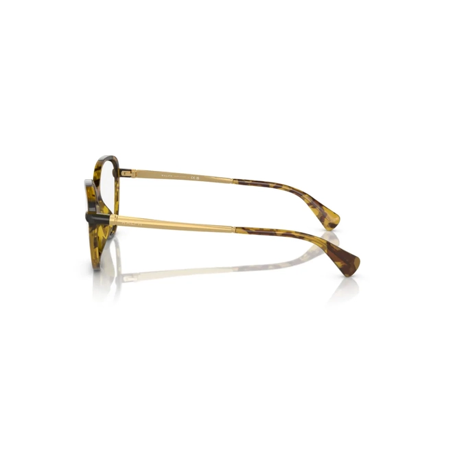 Óculos de Grau Ralph 0RA7157U 5836 53 Acetato Amarelo Mesclado 3