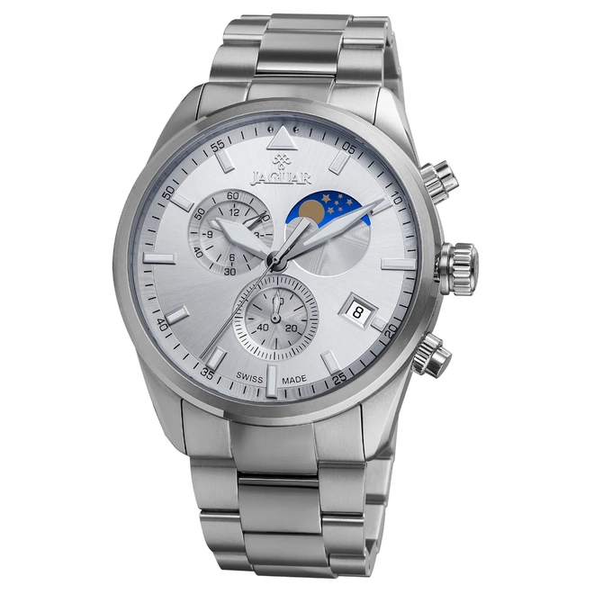 Relógio Jaguar Cronógrafo Masculino - J03CDSS01 S1SX Prata 1