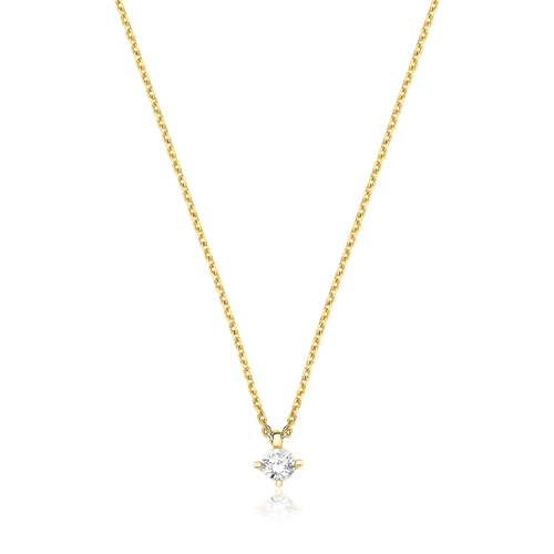 Gargantilha Infinity Diamonds 1 ponto de luz ouro 18k com 20pts de Diamantes