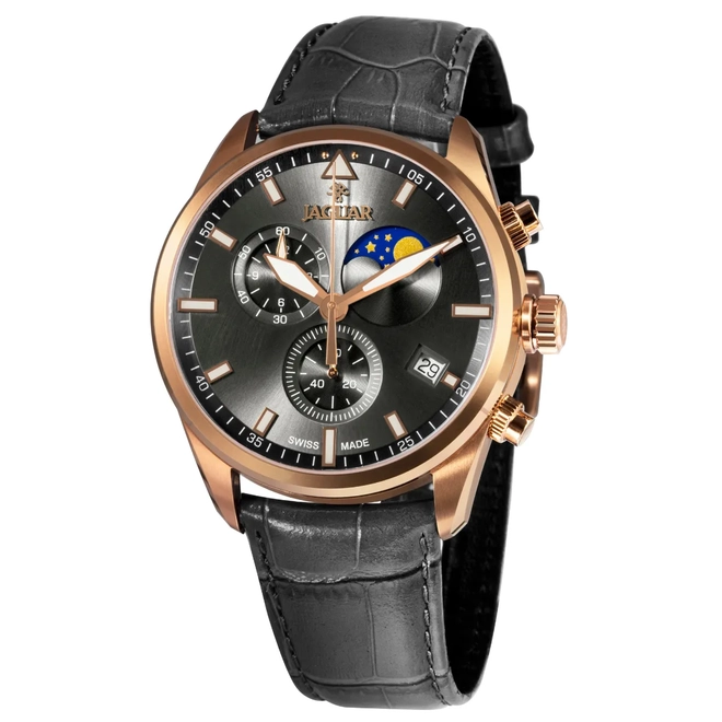Relógio Jaguar Cronógrafo Masculino - J03CDRL01 G1GX Preto 1