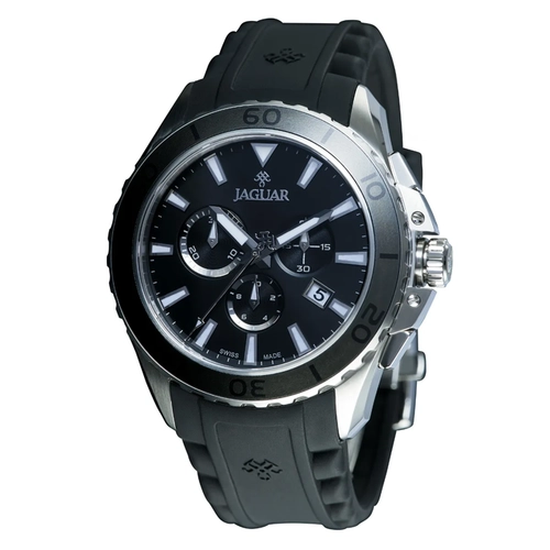 Relógio Jaguar Cronógrafo Masculino - J01CASP01 P1PX Preto