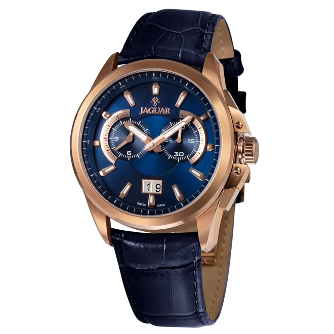 Relógio Jaguar Multifunção Masculino - J01YARL01 D1DX Azul 1