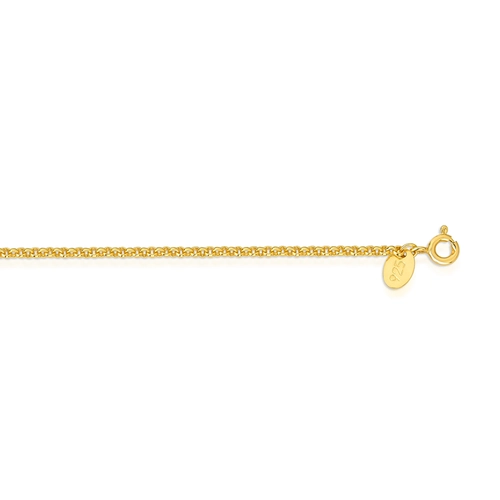 Corrente For me Elo Português prata 925 com banho dourado 45/50MM