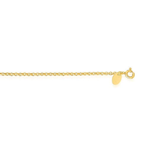 Corrente For me Elo português prata 925 com banho dourado 45CM