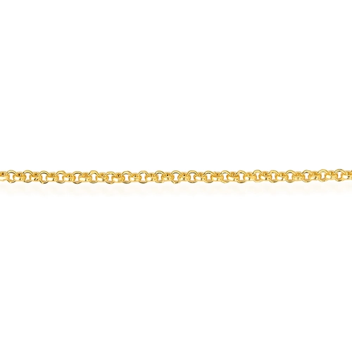 Corrente For me Elo português prata 925 com banho dourado 45CM