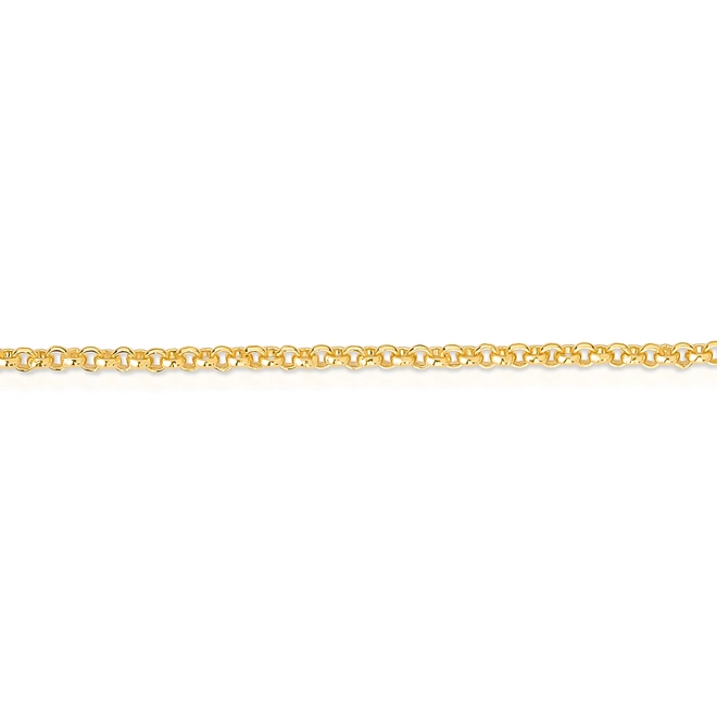 Corrente For me Elo português prata 925 com banho dourado 50CM 2