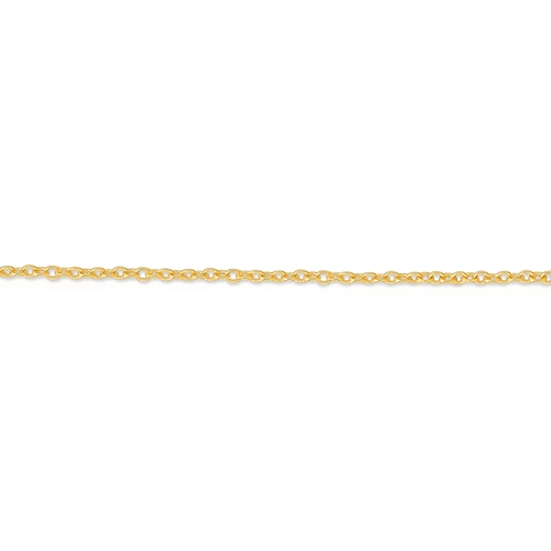 Corrente For me elo Cadeado batida prata 925 com banho dourado