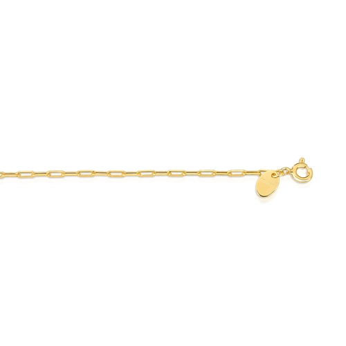 Corrente For me elo Cadeado alongado prata 925 com dourada 50CM