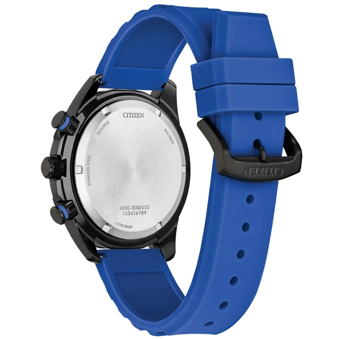 Relógio Citizen Brycen Eco-Drive Cronógrafo - AT2586 05EN Azul 4