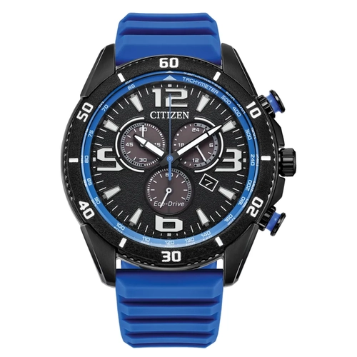 Relógio Citizen Brycen Eco-Drive Cronógrafo - AT2586 05EN Azul