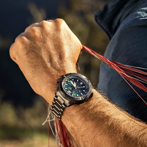 Relógio Citizen Promaster Navihawk AT Eco-Drive - AT8227 56XN Verde