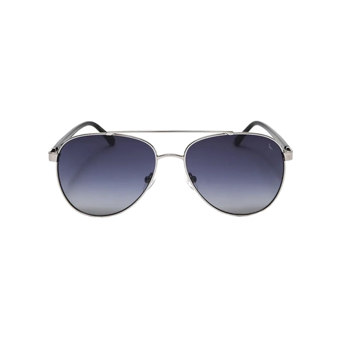 Óculos de Sol Reserva RSV1001S 033 60 Metal Cinza com lentes na cor Azul Degradê