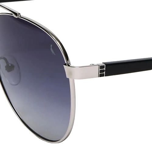 Óculos de Sol Reserva RSV1001S 033 60 Metal Cinza com lentes na cor Azul Degradê