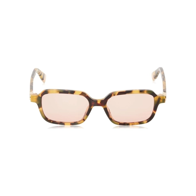 Óculos de Sol Furla SFU971 500WT8 Acetato Marrom Mesclado com lentes na cor Rosa 2