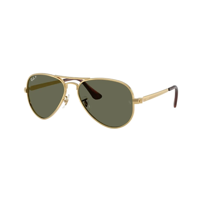 Óculos de Sol Ray-Ban Aviator Max 0RB3925 001/3162 Metal Dourado com lentes na cor Verde 1