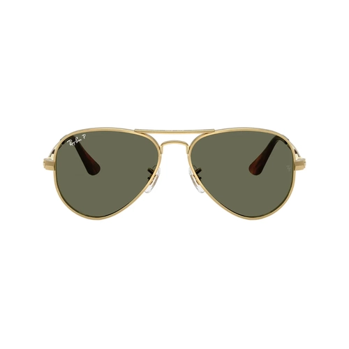 Óculos de Sol Ray-Ban Aviator Max 0RB3925 001/3162 Metal Dourado com lentes na cor Verde