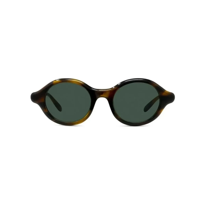 Óculos de Sol Loewe LW40162U_4852N Acetato Marrom Mesclado com lentes na cor Verde 2