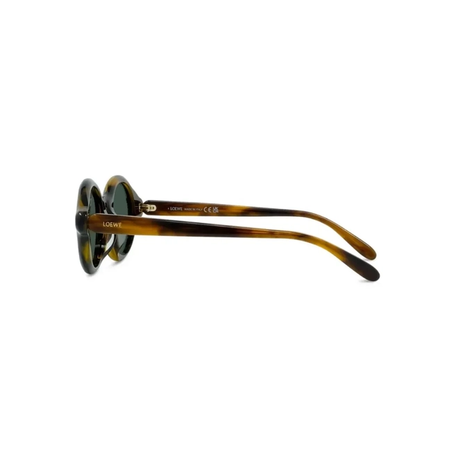 Óculos de Sol Loewe LW40162U_4852N Acetato Marrom Mesclado com lentes na cor Verde 3