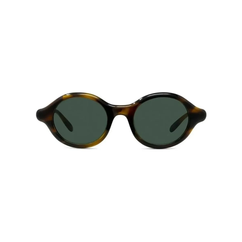 Óculos de Sol Loewe LW40162U_4852N Acetato Marrom Mesclado com lentes na cor Verde