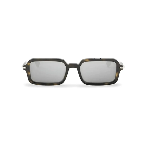 Óculos de Sol Fendi FE40174I_5152C Acetato Marrom Mesclado com lentes na cor Cinza Espelhado