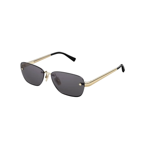 Óculos de Sol Bvlgari BV40057U_5532A Metal Dourado com lentes na cor Cinza