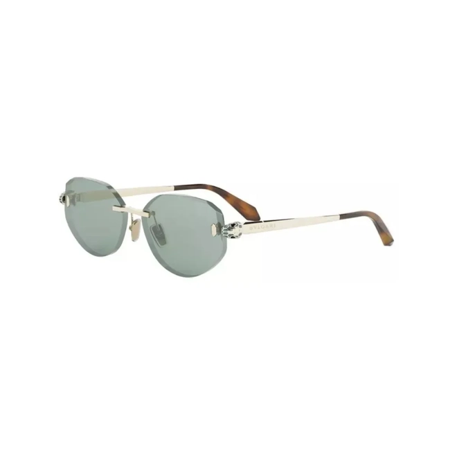 Óculos de Sol Bvlgari BV40059U_5833N Metal Dourado com lentes na cor Verde 1