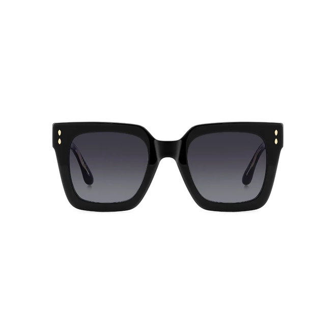 Óculos de Sol Isabel Marant IM 0104/S 807 519O S Acetato Preto com lentes na cor Cinza Escuro Degradê 2