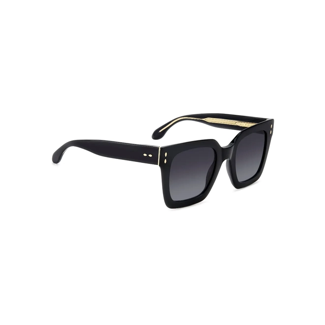 Óculos de Sol Isabel Marant IM 0104/S 807 519O S Acetato Preto com lentes na cor Cinza Escuro Degradê 3