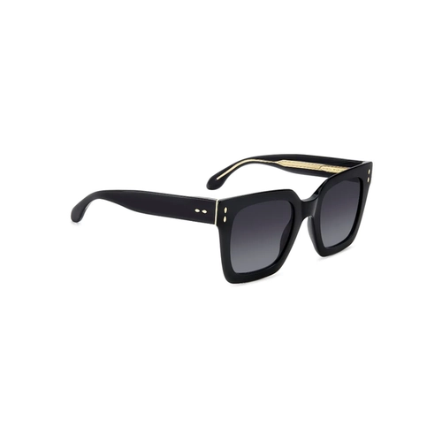 Óculos de Sol Isabel Marant IM 0104/S 807 519O S Acetato Preto com lentes na cor Cinza Escuro Degradê