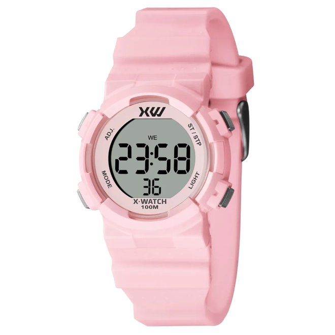 Relógio X-Watch Mini-X Digital Unissex - XKPPD099 BXRX Rosa 1