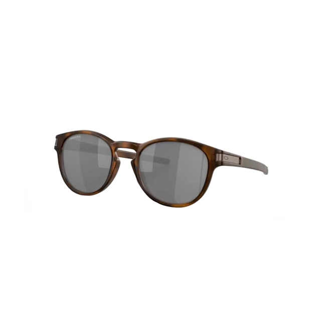 Óculos de Sol Oakley 0OO9265 92652253 Acetato Marrom Mesclado Fosco com lentes na cor Cinza Espelhado Prizm 1