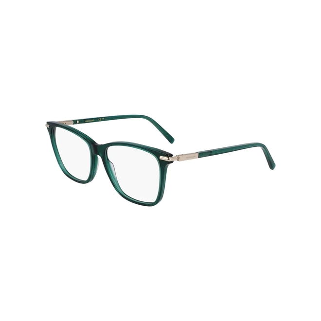 Óculos de Grau Salvatore Ferragamo SF3013 317 55 Acetato Verde Transparente 1