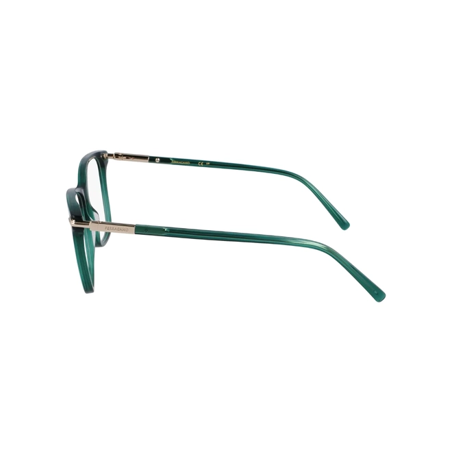 Óculos de Grau Salvatore Ferragamo SF3013 317 55 Acetato Verde Transparente 4
