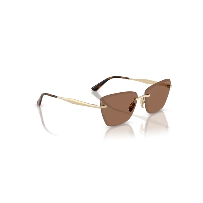 Óculos de Sol Vogue 0VO4332S 848/7359 Metal Dourado com lentes na cor Marrom 3