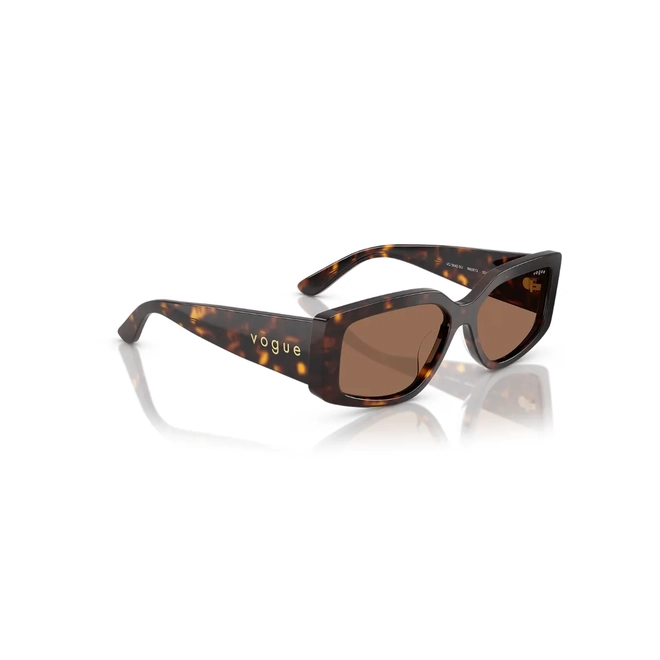 Óculos de Sol Vogue 0VO5642SU W6567355 Acetato Marrom Mesclado com lentes na cor Marrom 3