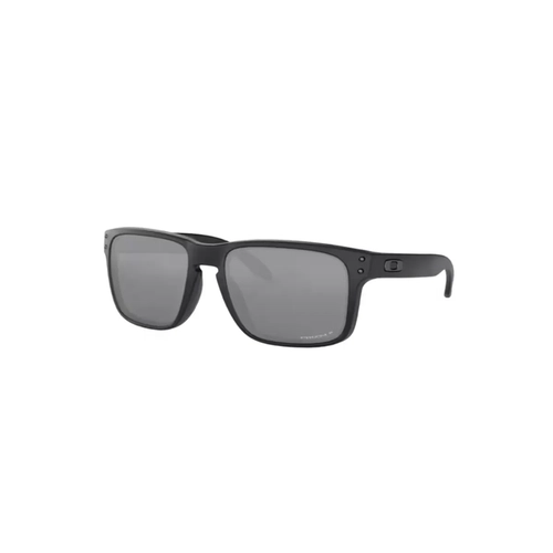 Óculos de Sol Oakley 0OO9102L 9102D655 Acetato Preto Fosco com lentes na cor Cinza Polarizado Prizm