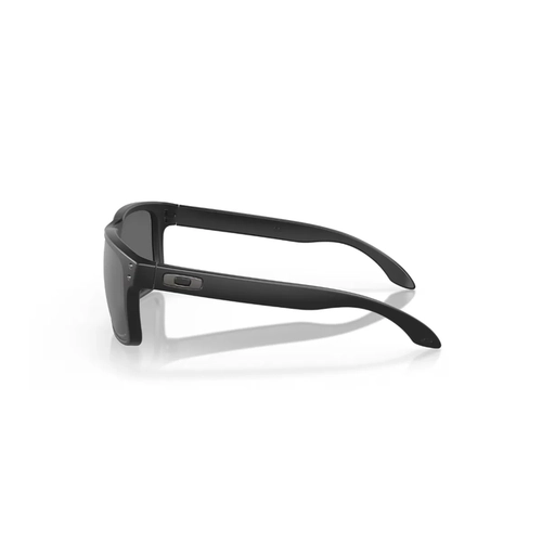 Óculos de Sol Oakley 0OO9102L 9102D655 Acetato Preto Fosco com lentes na cor Cinza Polarizado Prizm