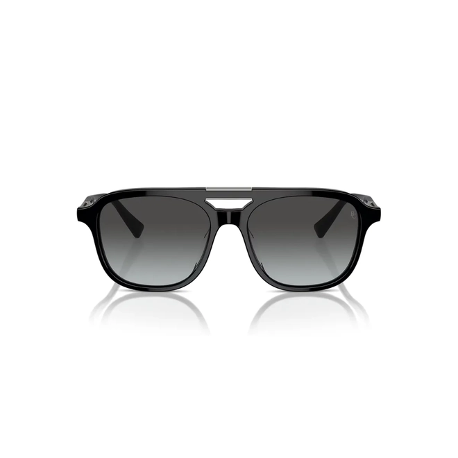 Óculos de Sol Brunello Cucinelli 0BC4001S 1003SG54 Acetato Preto com lentes na cor Cinza Degradê 2