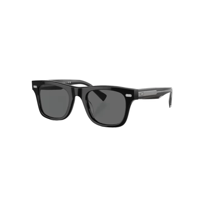 Óculos de Sol Brunello Cucinelli 0BC4002S 1003B153 Acetato Preto com lentes na cor Cinza Escuro 1